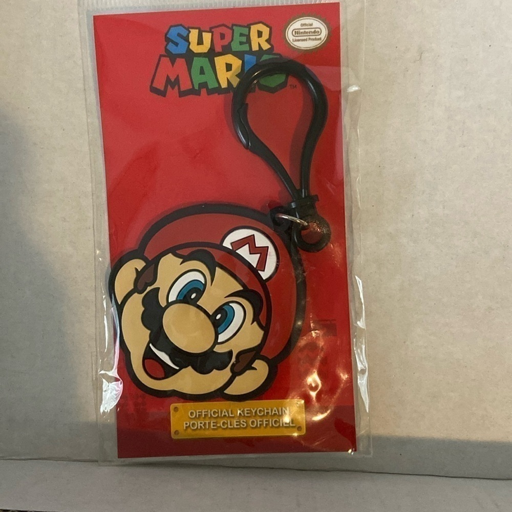 Nintendo Super Mario Keychain Bag Charm New in Package